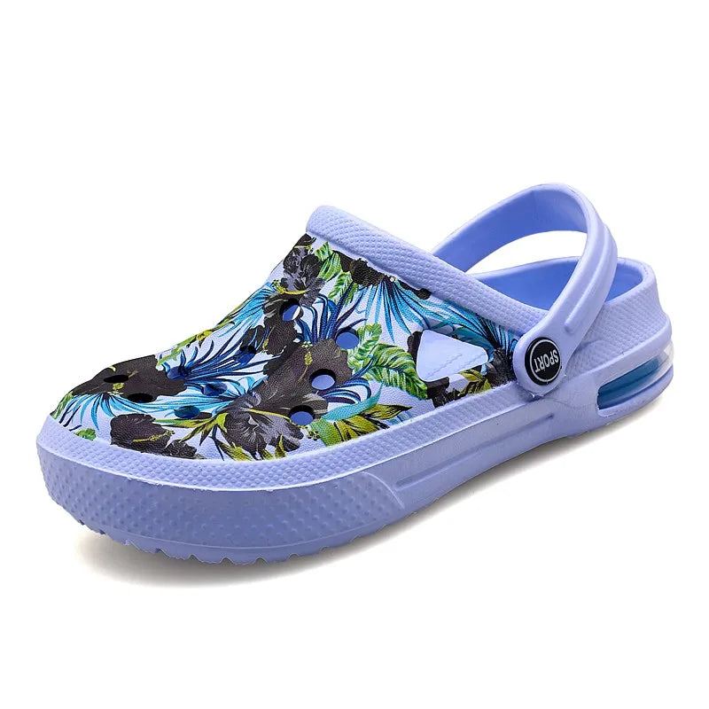 Women's Ethnic Shoes Clogs Soft Sole Two-way Wear for Beach Mules and Pool Women Garden Slides Indoor Nursing Clogs Sandals