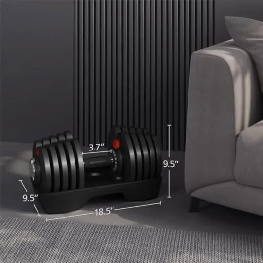 Adjustable Dumbbells Set 28LB, Fast Adjust Weight Set Pair
