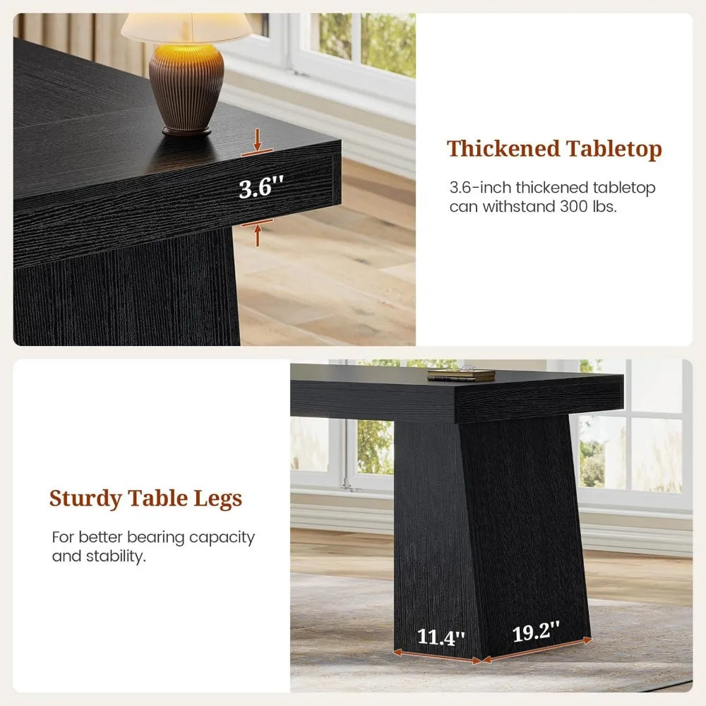 Executive Desk with Power Outlets,Desks with Storage Cabinet,Computer Desks Workstation Desk Conference Table,Customized