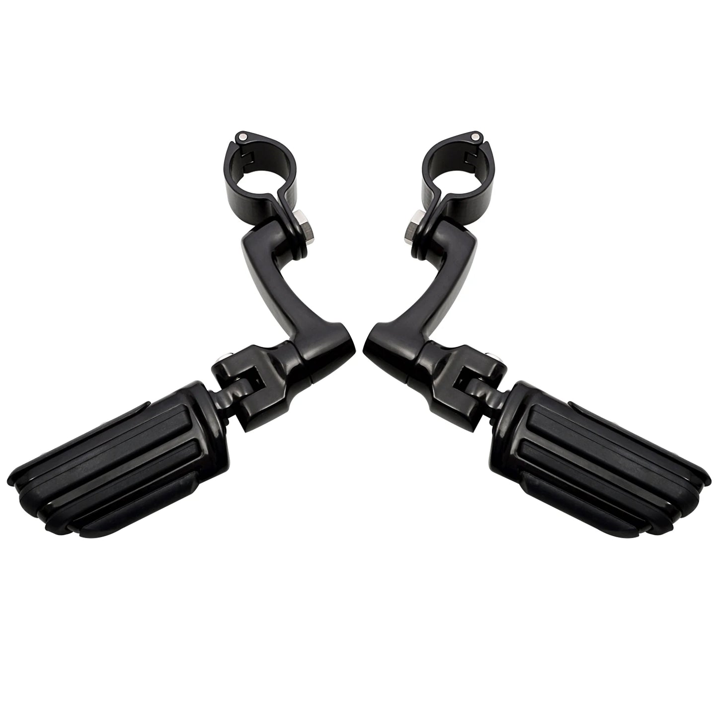 Motorcycles 25-35mm Clamp Engine Guard Highway Foot Pegs For Harley Honda Yamaha Kawasaki Road King Street Glide 3 Davidson Dyna