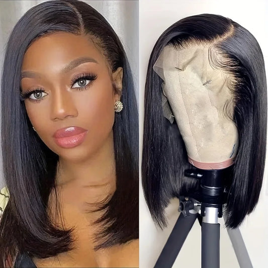 13x4 Straight Lace Front Wigs Human Hair 200% Density Hd Transparent 40 Inch Straight Frontal Wig for Women Straight Wigs