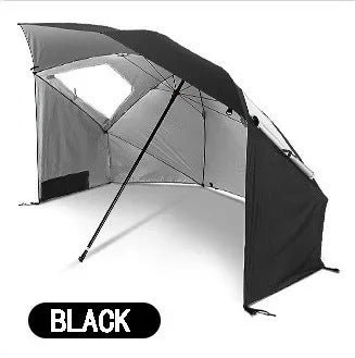 2.4 Meters with Window Breathable Windproof Outdoor Portable Beach Fishing Dual-purpose Tent Umbrella Beach Umbrella