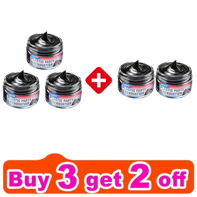 Car Interior Scratch Repair Cream - Car Scratch Repair | Tire Gloss Repair, Black Interior and Dashboard Plastic Surface Repair