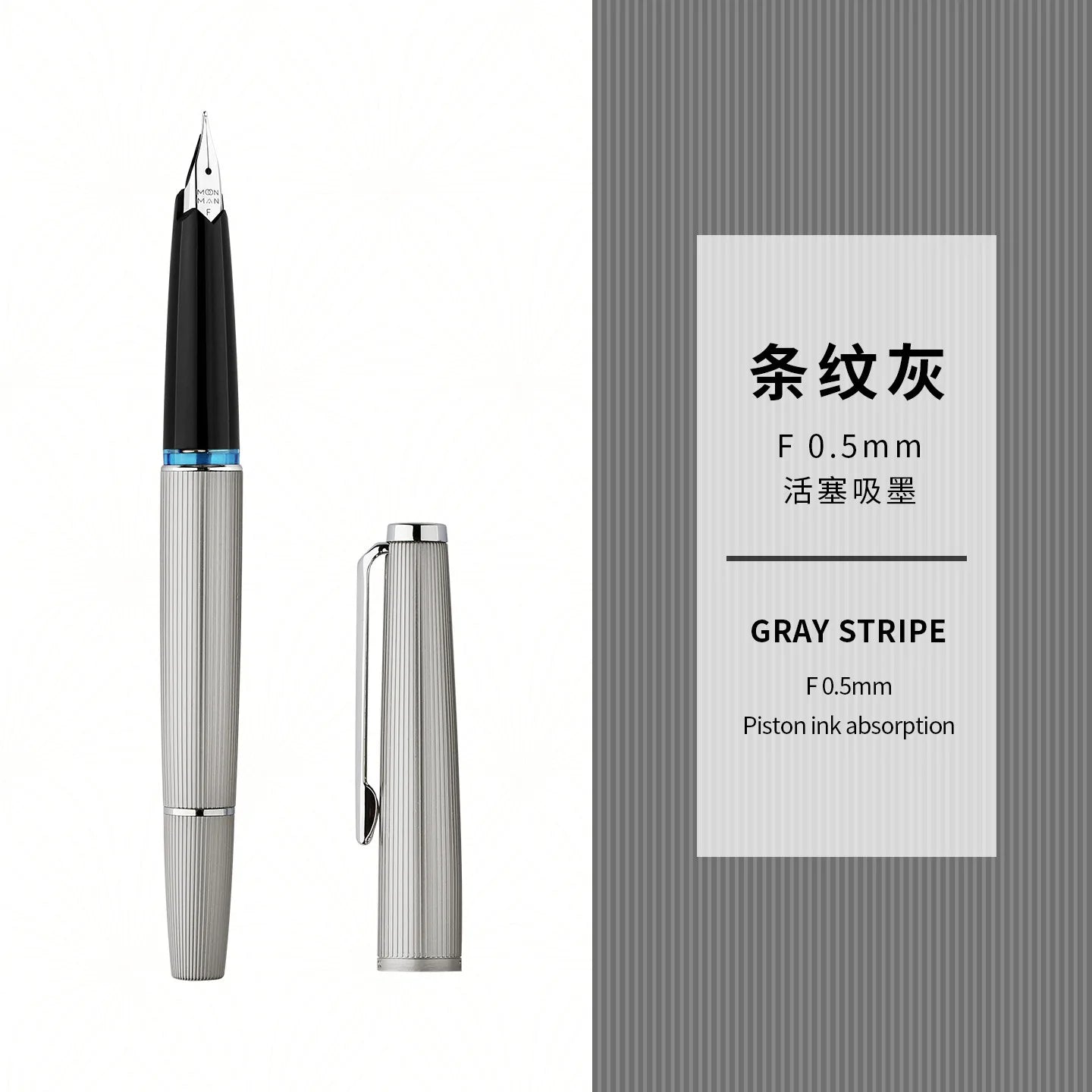 Limited MAJOHN B32 Metal Strive Piston Fountain Pen with Butterfly F Tip Student Adult Iridium Writing Ink Pen Office Supply