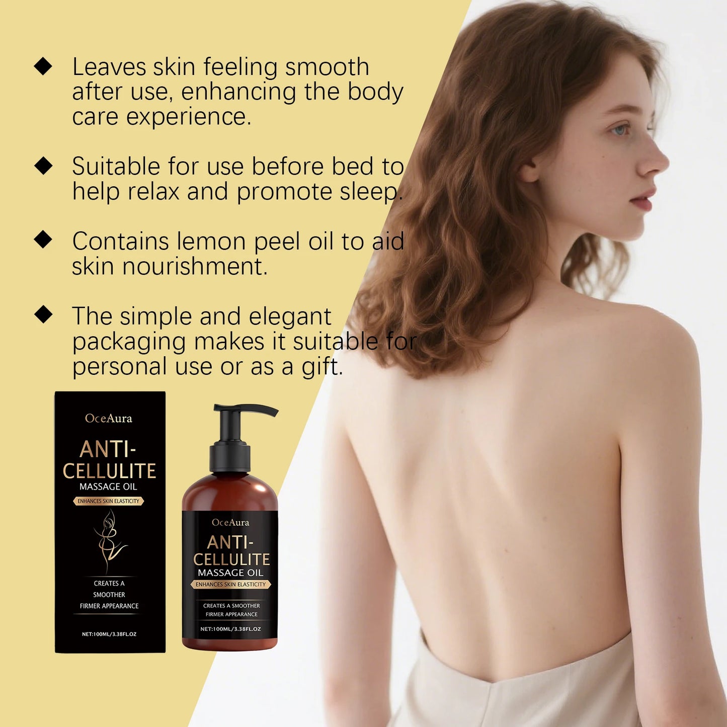 Slimming Massage Oil Fat Burning Tightening Belly Remove Cellulite Relieve Rough Dry Skin Smooth Nourish Body Relaxing SPA Oil