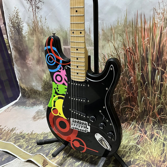 Vicers Maple Fingerboard ST Electric Guitar 22frets 6-String Guitar Color Veneered Rock Guitar SSS Pickup Electric Guitar