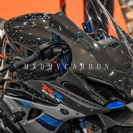 For Suzuki GSX-R1000R L7 2017-2022 2023 2024 Motorcycle 3K Dry Carbon FiberFender Fuel Tank Guard Side Panel Full Fairing Kits