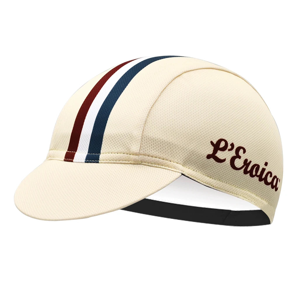 Retro Italy Men's Cycling Cap Bicycle Hat Riding Outdoor Sports Running Fishing Caps
