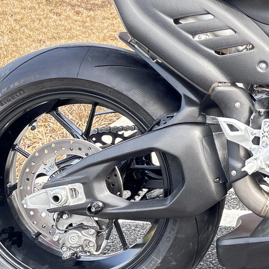 For DUCATI PANIGALE V4 V4S 2025 Carbon Fiber Motorcycle Fairing Kits Front Rear Mudguard Side Panel Tail Hump Exhaust Cover