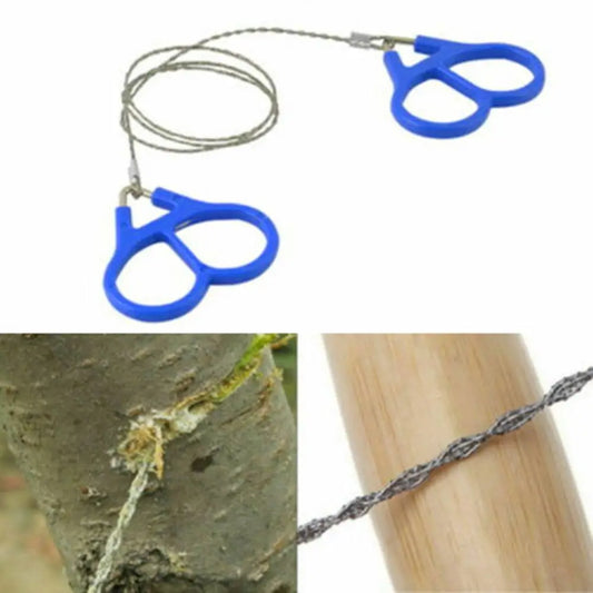 Stainless Steel Outdoor Camping Emergency Survival Pocket Rope Wire Chain Saw Survival Equipment Outdoor
