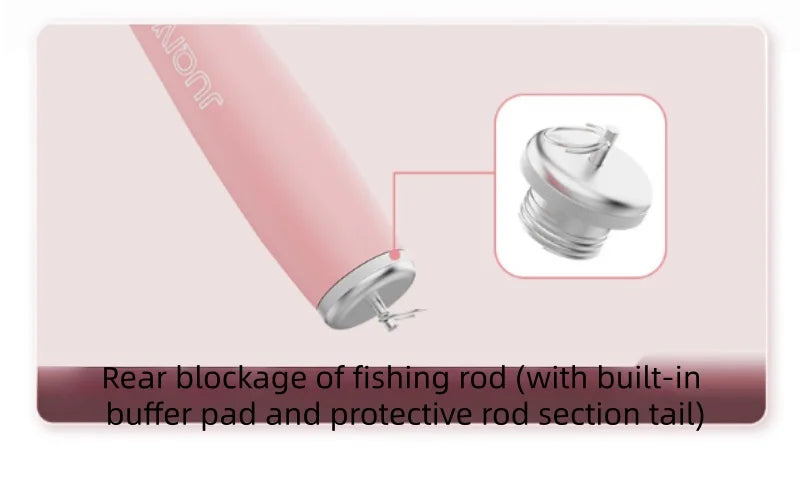 Pink Ultra Light Telescopic Fishing Rod 1.5-3 Meters Carbon Fiber Mini Handheld Fishing Rod Portable Children's Fishing Tool