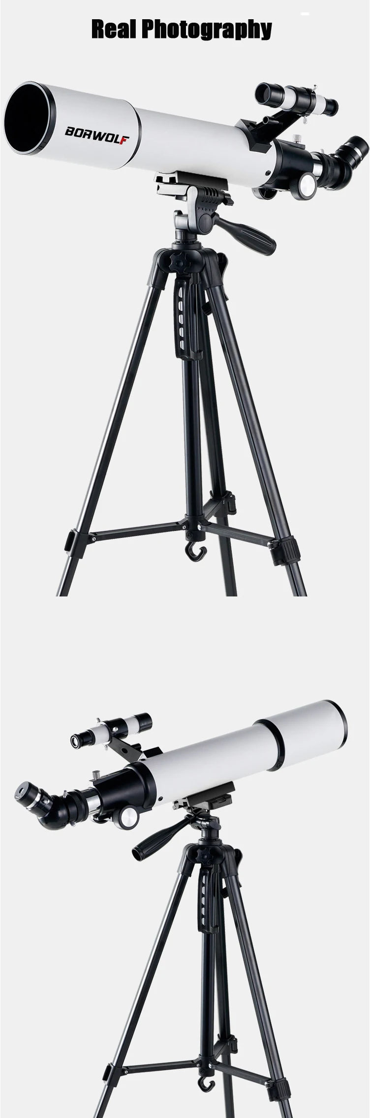 BORWOLF 70500 Professional Astronomical Telescope for Space Monocular 70MM Lens Powerful Night Vision for Star and Moon