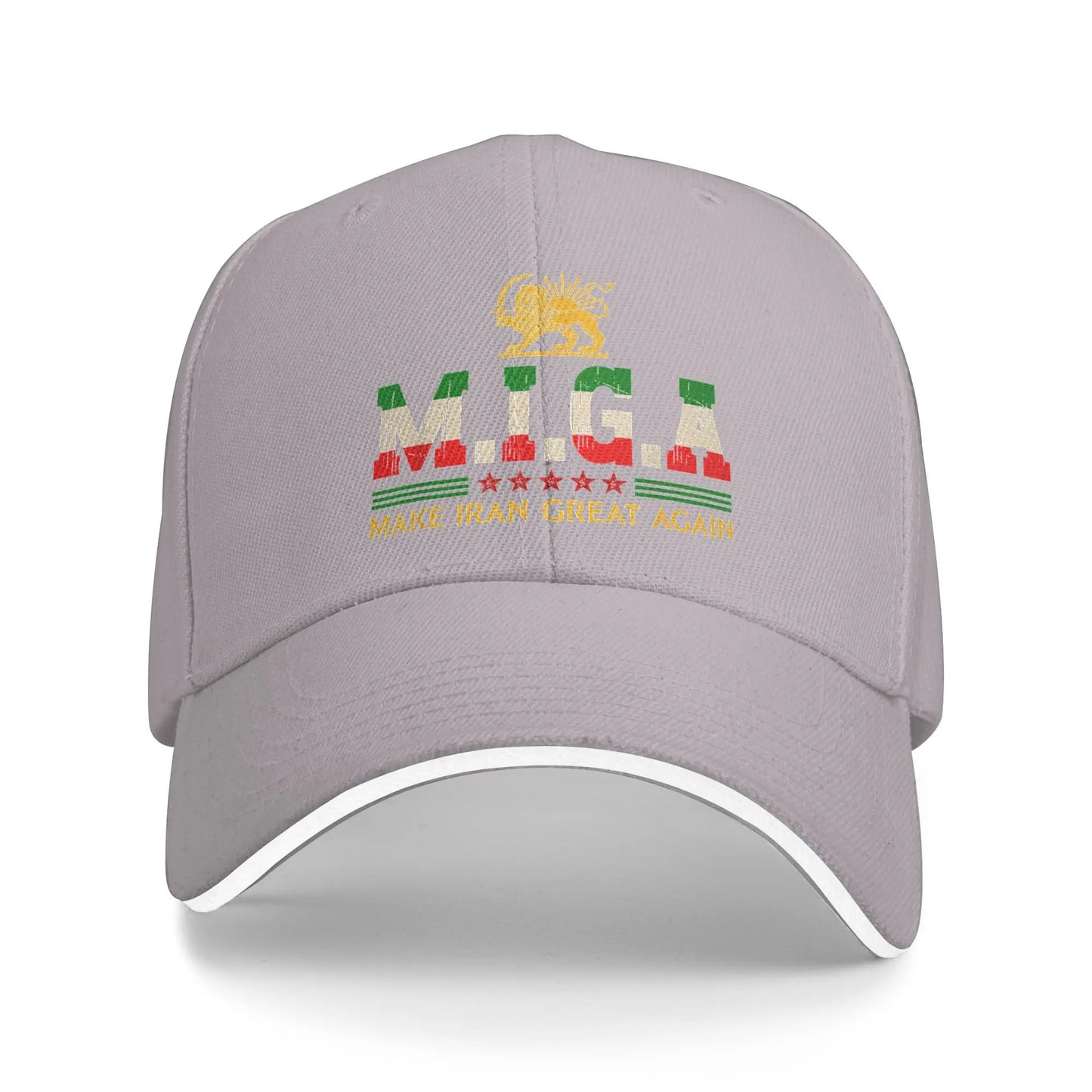 Summer Iranian Make Iran Great Again Emblem Of Iran MIGA Baseball Cap y2k Sun Trucker Hat Unisex Men Wholesale Baseball Caps