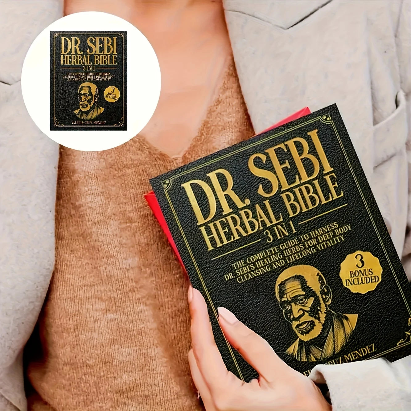 5025 Dr. Sebi Herbal Bible 3-in-1: Detoxify and Cleanse Your Body with Dr. Sebi's Healing Herbs for Lasting Health and Vitality