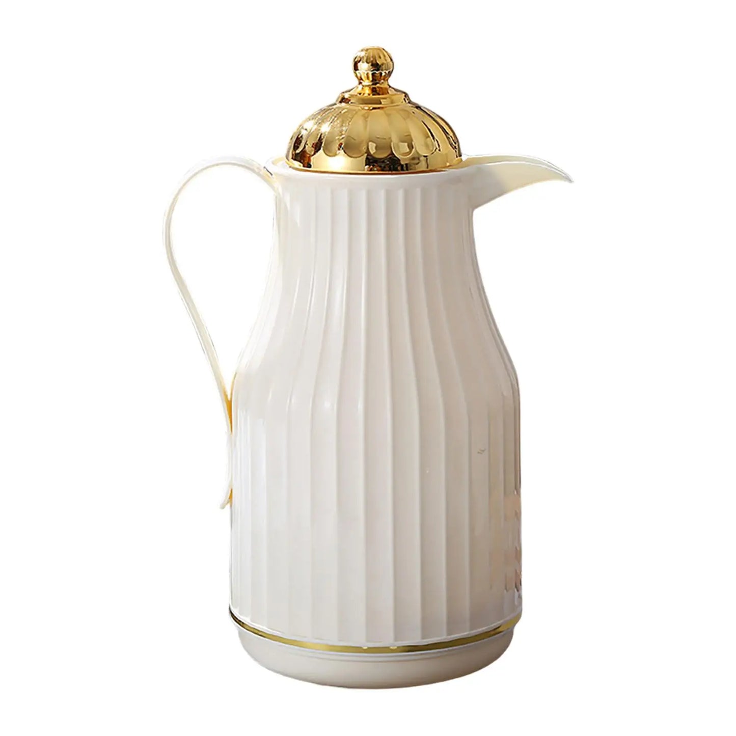 Enamel Coffee Pot Stovetop Pot 1L Capacity Insulation Water Milk Warmer Thick Water Kettle for Water Heating in Home and Camping