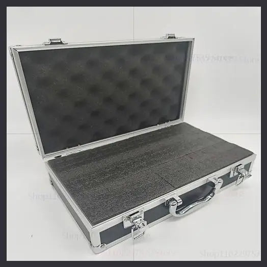 Heavy Duty Aluminum Tool Box with Safety Locks Impact-Resistant Exterior and Protective Sponge Interior for secure Tools Storage