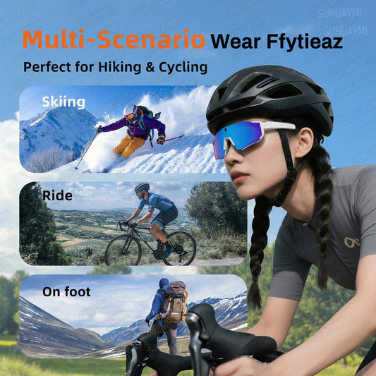 Smart Video Sunglasses 1200P 30fps Action Camera 32GB WiFi App Transfer Dual Anti-Shake AI Object Identify Fast Charge Glasses