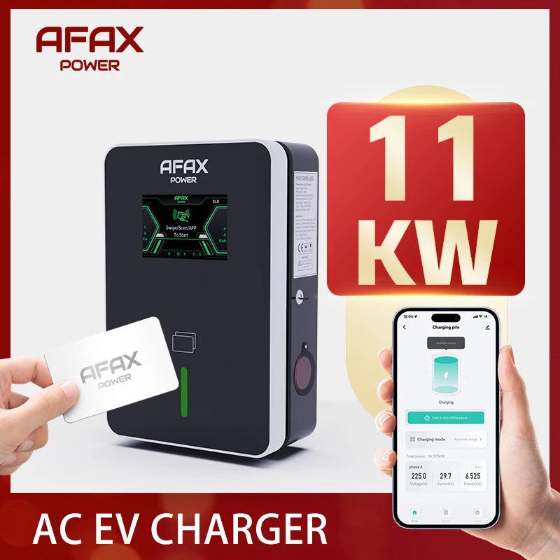 New Energy Vehicle Parts Type2 GB/T 7.6kw 11kw 22kw EV 16A AC Charging Station For Electric Car Charger