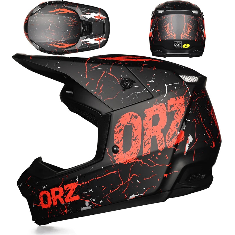 Motorcycle Helmet Professional Motocross Off Road Helm Children Off-road Casque Capacete De Motocicleta