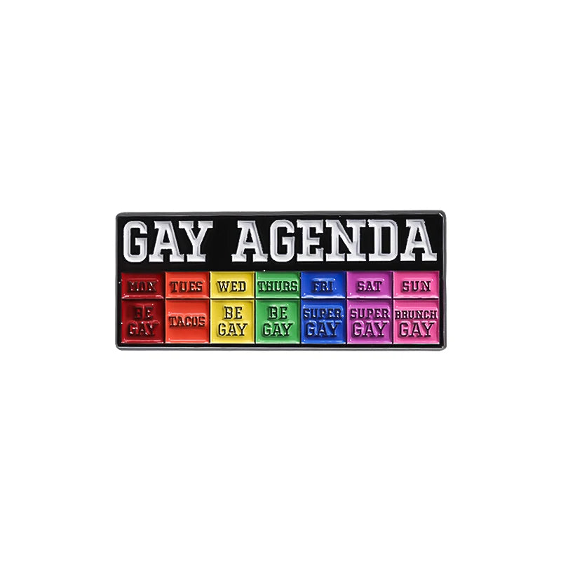 Sounds Gay Im In Enamel Pins Custom Rainbow Love Pride Metal Badges Brooches Backpack Shirt Lapel LGBTJewelry Wholesale
