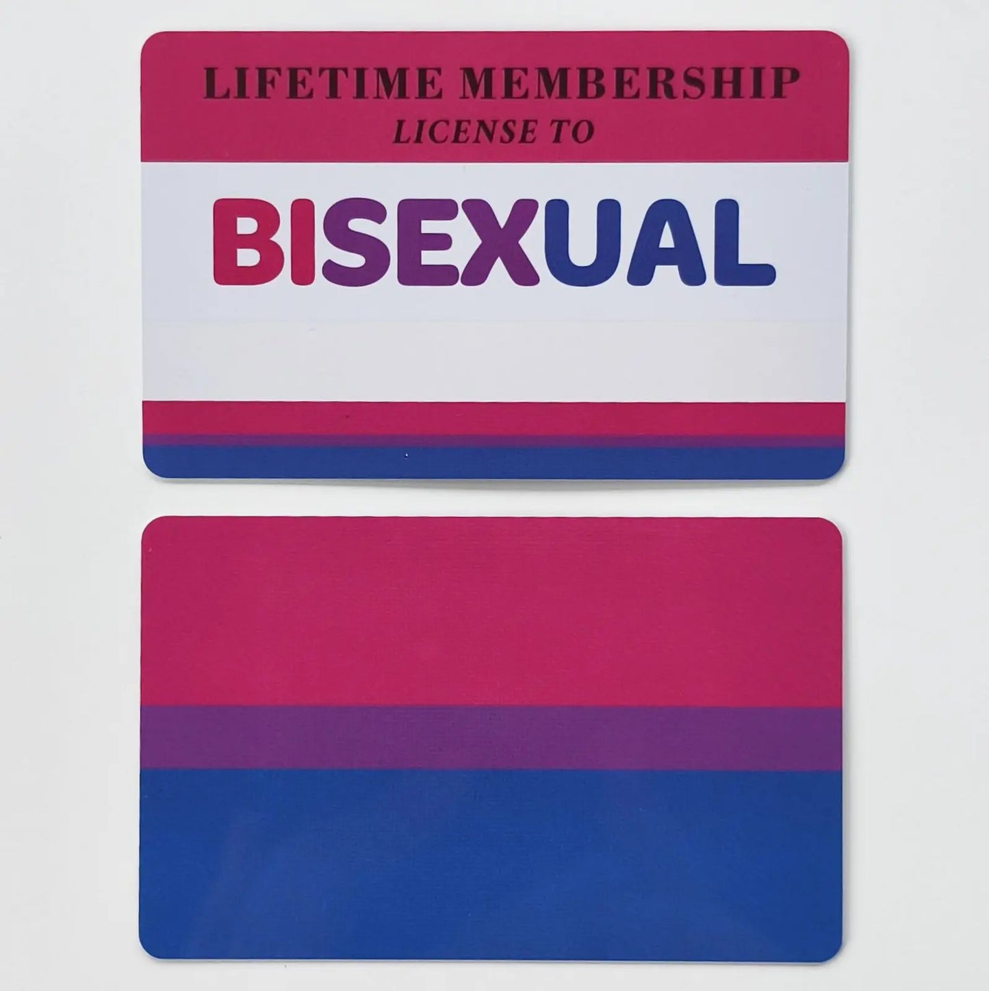 Writable LGBTQIA Identity Card LGBT Pride Cards Lifetime Membership Card perfect rainbow community gift