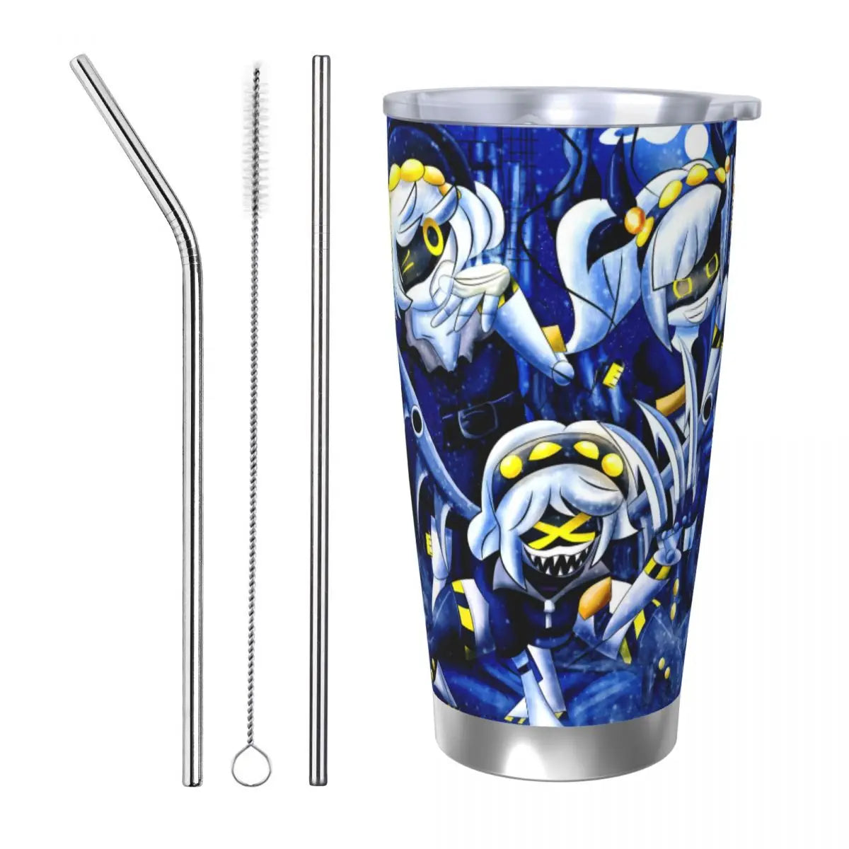 Murder Drones Tumbler Vacuum Insulated Thermal Cup Stainless Steel Double Wall Mugs Water Bottle, 20oz