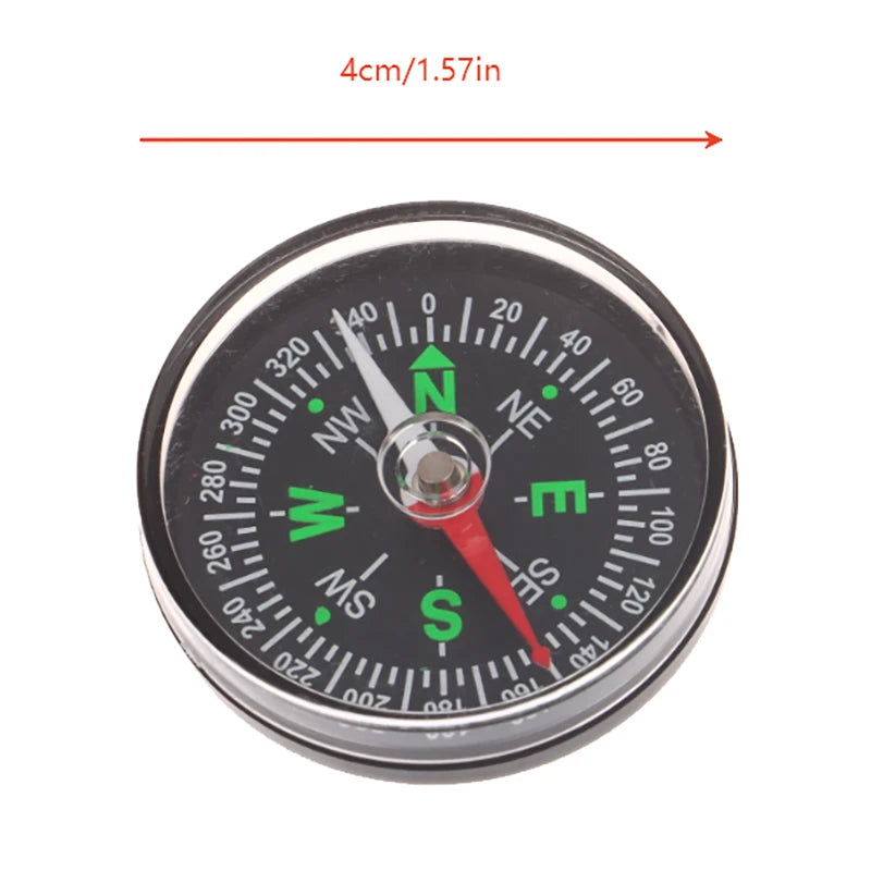 35/40MM Handheld Compass ABS Camping Pocket Compass Portable Climbing Riding Children Gift Outdoor Survival Gear B.H