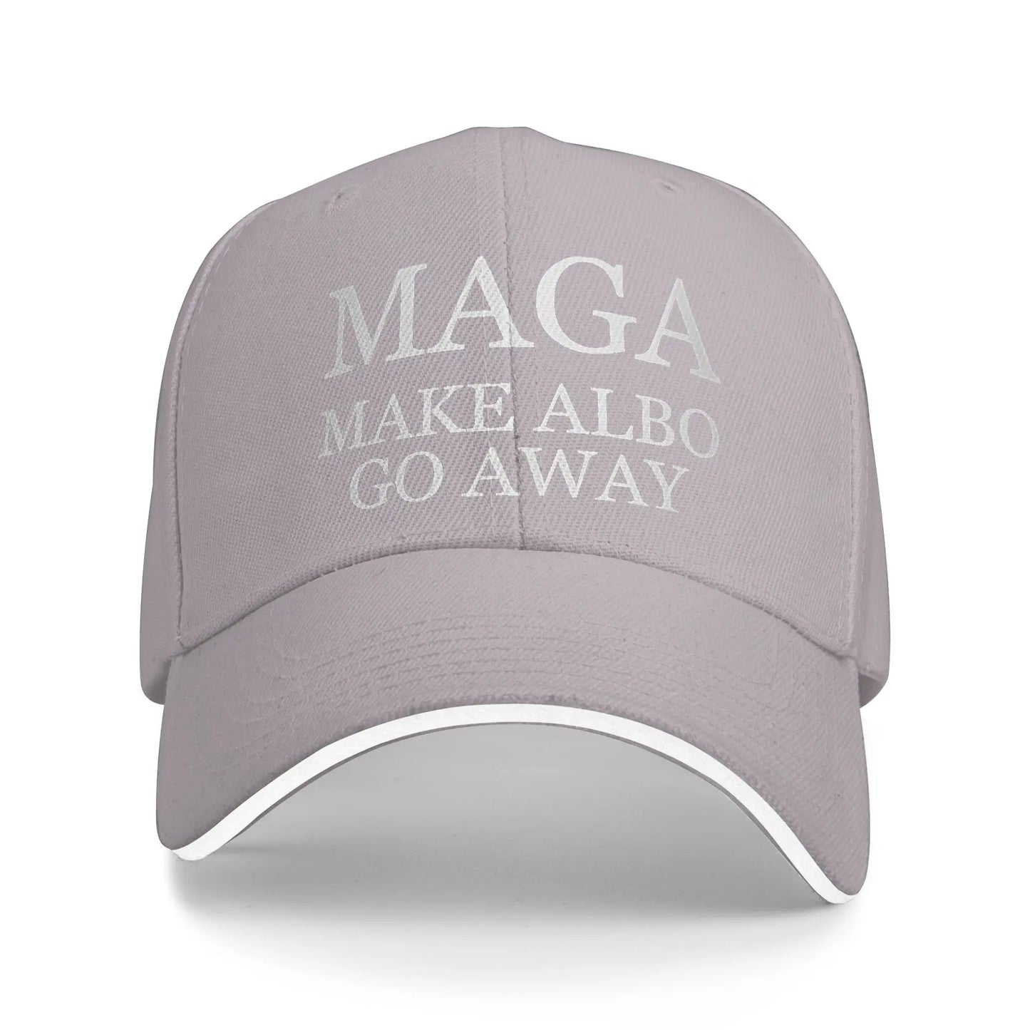MAGA Make Albo Go Away Sandwich Baseball Caps Casual Polyester Australia Saying Snapback Hat Unisex Outdoor Gift Hats