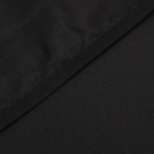 Black Hairdressing Coat Anti-fouling Neckline Hairdress Gown with Buckle Haircut Cloth for Barbershop Styling Capes