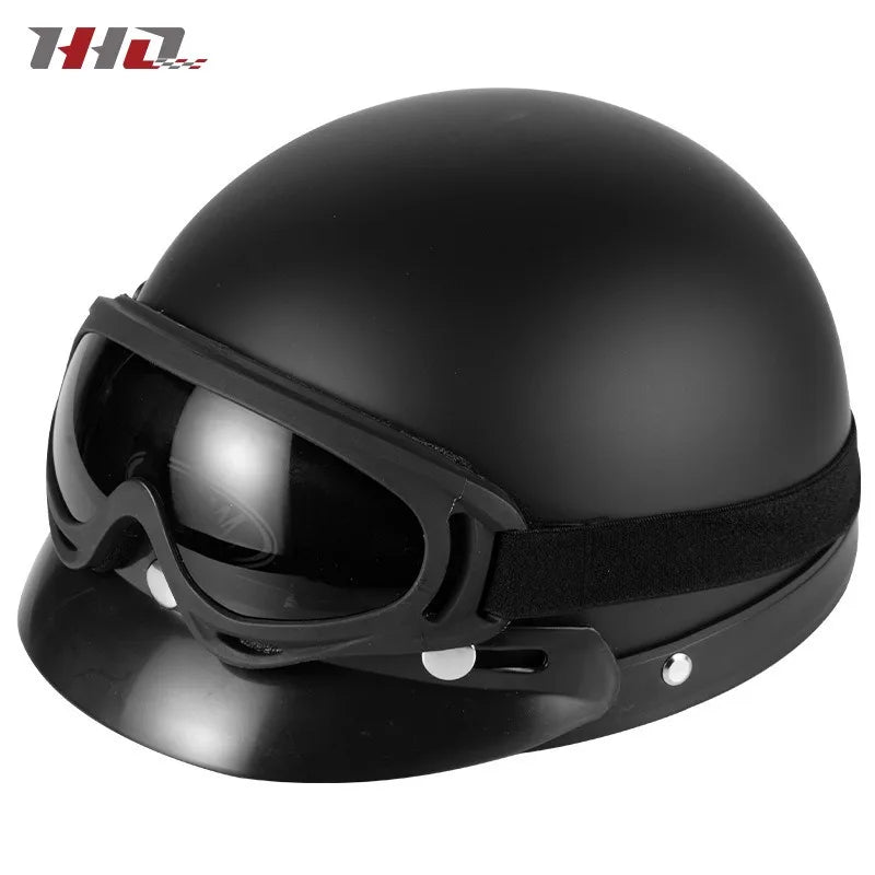 New style safety helmet motorcycle headgear all seasons universal for men and women, warm in autumn and winter,retro half helmet