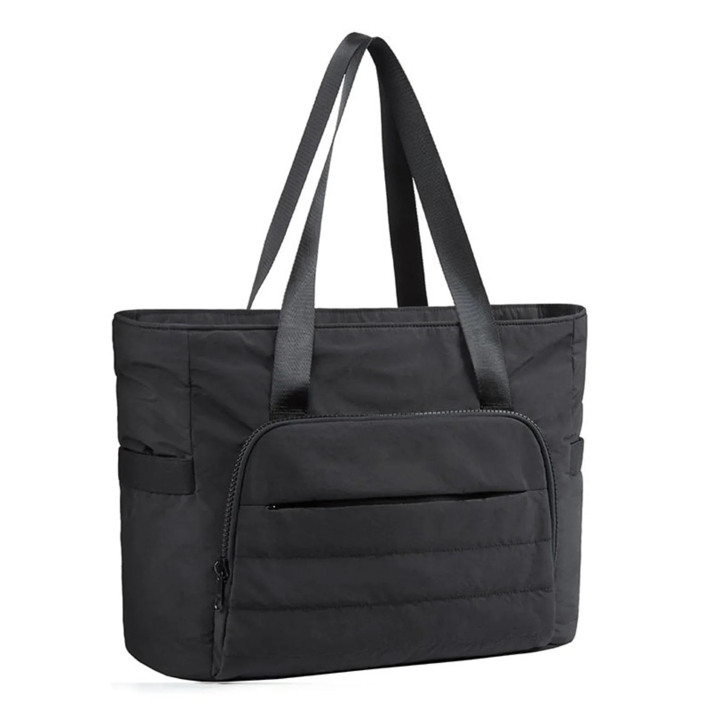 Stylish and simple pink nylon shoulder bag handbag, lightweight and portable shopping bag, suitable for shopping,commuting