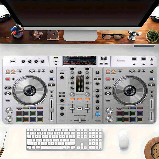 1pc Pioneer DJ XDJ-RX2 Limited Controller Mouse Pad&Office Pad, with Front polyester back rubber Desk decoration gift Ideal for Gaming & Office Use, Office Desk Mat Vibrant Desk Decor Durable Des, Desk Pad Extra Large, Big Mo