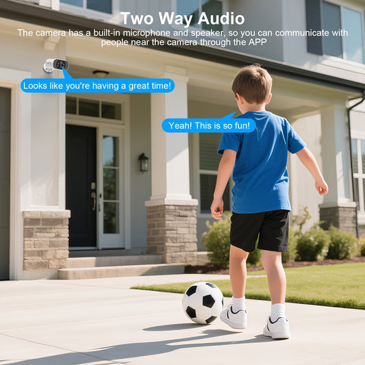 ARCCTV Cam 4-Cam Kit, Security Camera Outdoor Wireless, 2K Camera with Integrated Solar Panel, Forever Power, Smart Siren & Spotlights, 2-Way Audio, App-Controlled (Wi-Fi), 4MP Face Recognition AI, 5G & 2.4 GHz Wi-Fi, No Mont