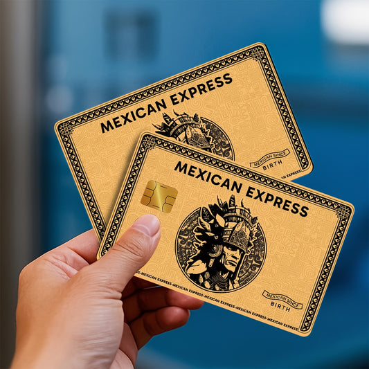 Two Stickers Made of PVC Material for Mexican Fast Travel Proof Bank Cards, Suitable for Various Uses Such As Credit Cards, Transit Cards, Debit Cards, And Keys. Card Covers Protect Bank Cards And Make Great Small Gifts for C