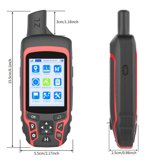 A6 Handheld GPS For Hiking, Multi-GNSS Support, Lightweight Rugged GPS Navigator, GPS Handheld GPS For Camping Hunting And Backpacking