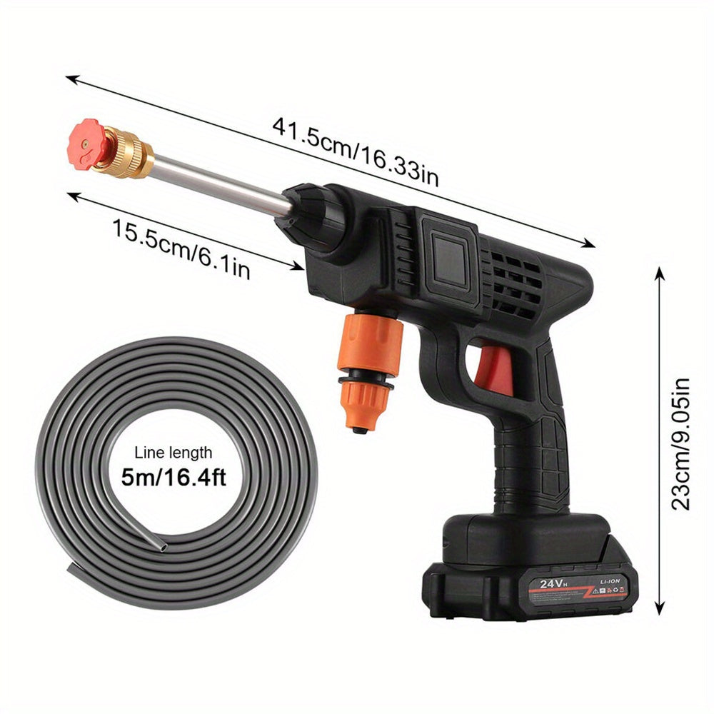 300W 30Bar Cordless High Pressure Car Washer Spray Water Gun Foam Generator Car Washing Machine for Home