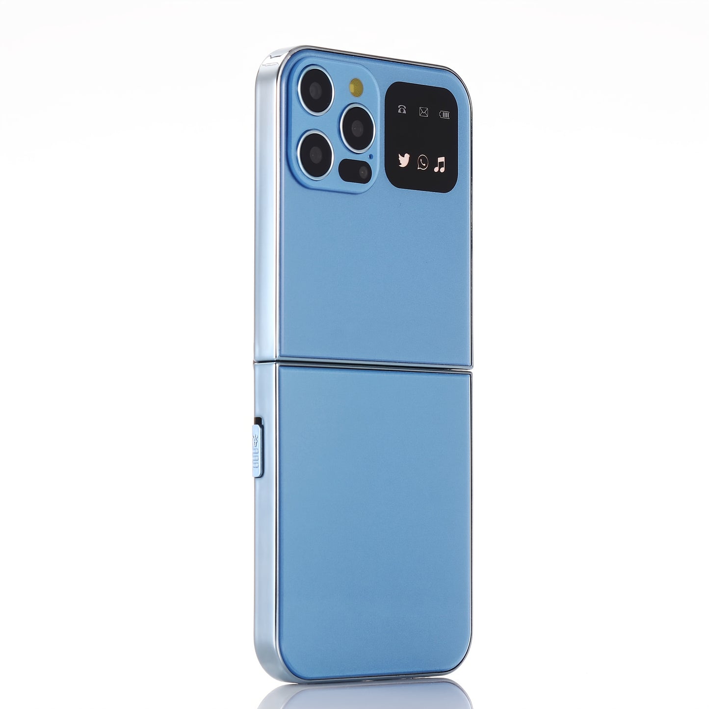 Dual-Sim Flip Phone | Retro Design With 2G Network, 1350Mah Battery, Multifunctional Features Including Entertainment, Tools, File Management, Audio Player, Fm Radio, Camera, Contact Management - Yue Cui I15Pro
