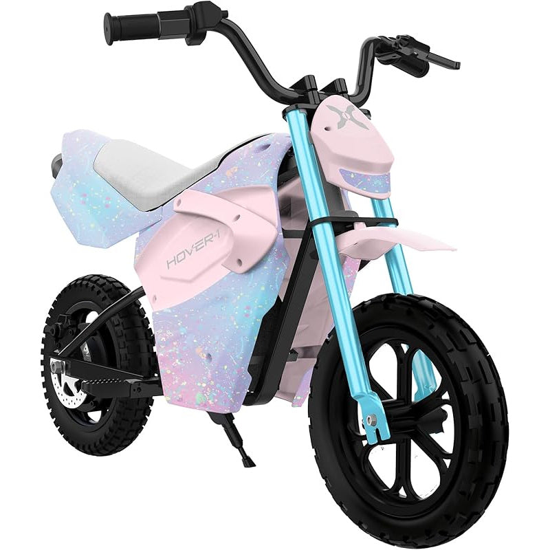 Hover-1 My First Dirt Bike for Kids - 300W Motor, 9MPH Max Speed, 9 Mile Range, 12" Off-Road Tires, 120LB Max Weight, Twist Grip Throttle & Rear Disc Brake Electric Dirt Bike for Kids Ages 5+ Years