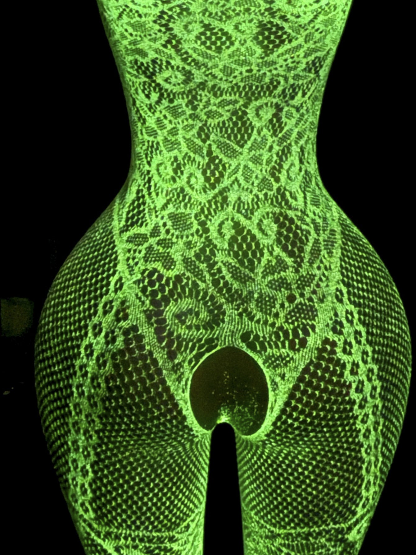 Sexy Lingerie, Glow-in-the-Dark Women'S Erotic Onesies, Onesies, Suspender Cut-Out Onesies, Hot Slim Onesies, Seduction Clothes on Bed, Passion Robes