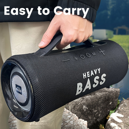 BASS-32 Party Wireless Speaker | 40W Heavy Bass Subwoofer, 360° Sound & RGB Lights, Portable, Tabletop, Button Control, Surround Sound, 6.1 Channel Configuration, USB Type-C Charging