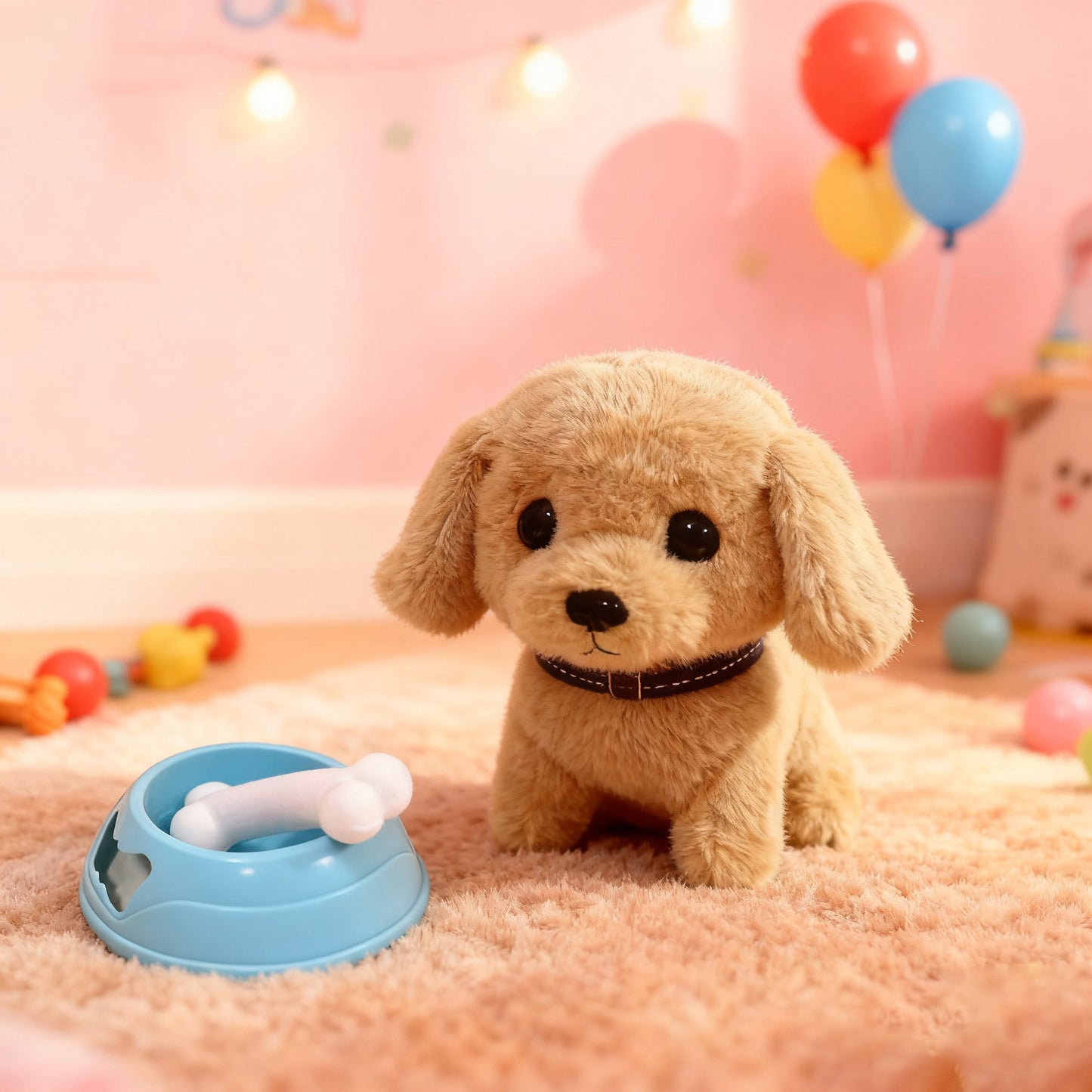 Interactive Electronic Pet Toy Dog, Robot Puppy That Acts Like A Real Puppy, - My Realistic Robotic Puppy, Dog Robot for Children, Robot Dog- Walking, Barking, Tail Wagging, New Year, Holiday Gift, Back-To-School Season Gift,