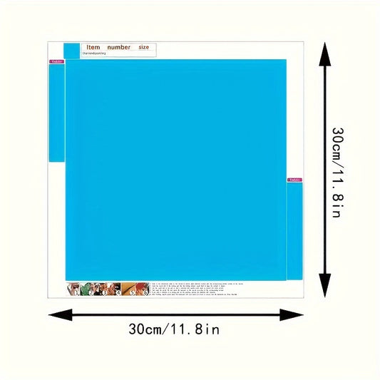 5D DIY Diamond Painting Full Drill Cross Stitch Kit Frameless Rhinestone Decorative Gift Birthday Present Adult Diamond Embroidery Mosaic Beginner's Diamond Art Set Round Full Drill Dot Drill, Perfect for Home and Room Wall D