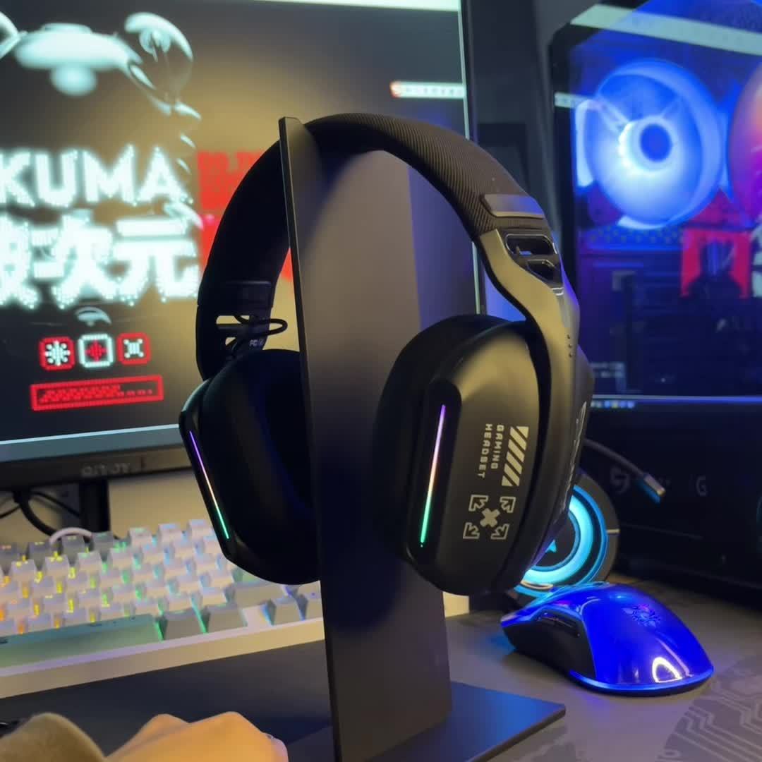 ONIKUMA 2.4G Tri-Mode Wireless Headset for PS5, PS4/FPS Gamer, PC, 2.4GHz Wireless Gaming Headset with Microphone, Wireless 5.3 Gaming Headset, Stereo Audio