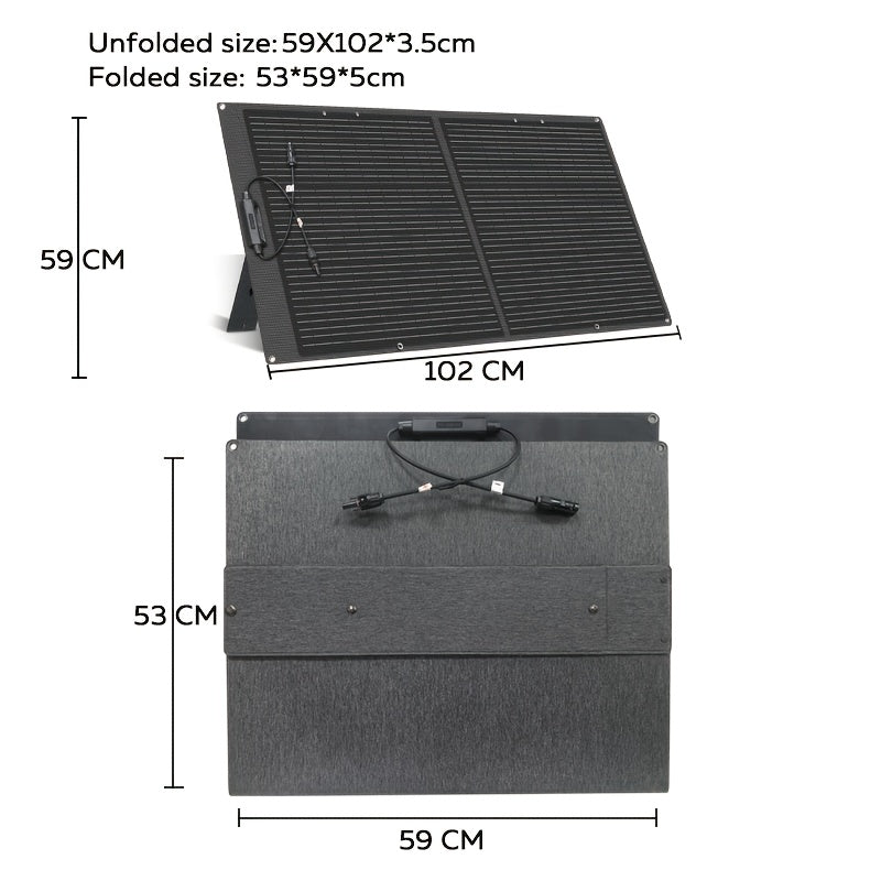 345Wh 500W Portable Power Station (100W Solar Panel Sold Separately) | LiFePO4 Battery, UPS Function, 2x110V AC Output | Power for Camping Gear, Garden/Yard Decor, Party Decorations, Christmas Lights | Solar Generator, Emerge