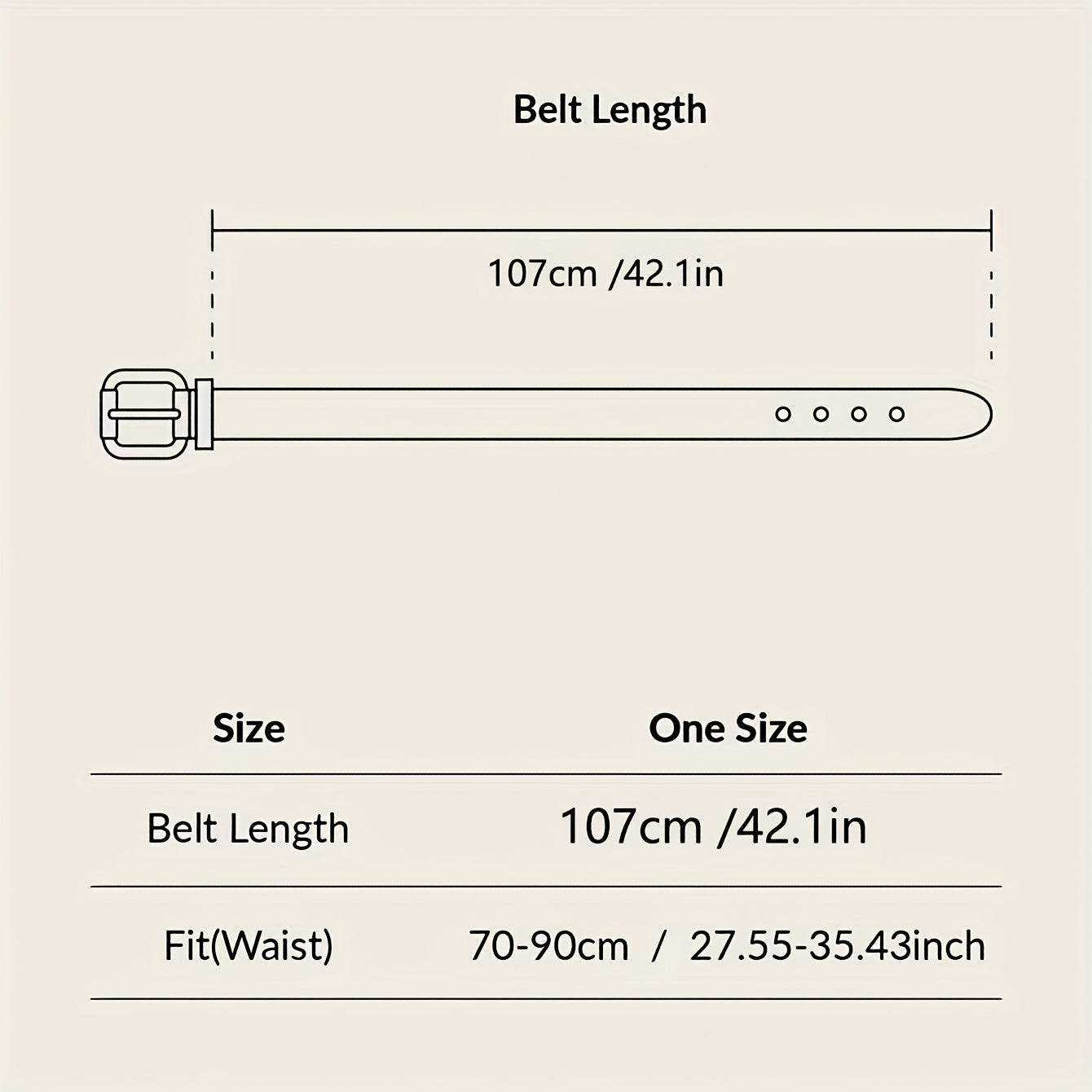 Punk Style Rivet Belt for Men And Women, Ideal Choice for Gifts