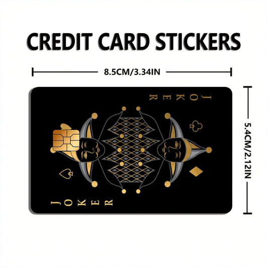 3pcs, 1pc spare Unique Designs, Durable Privacy Stickers Made of PVC Material, Suitable for Credit Cards, Transit Passes, Debit Cards, Keys, and More, Protects Bank Cards