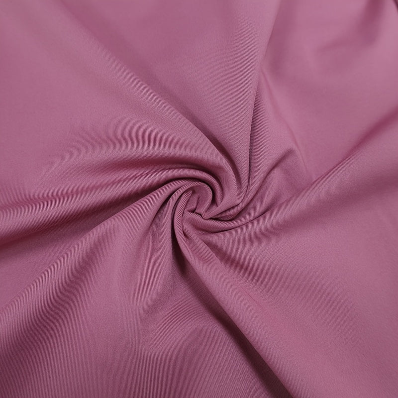 Sexy Mauve One-Shoulder Bodycon Maxi Dress with High Slit - Evening Gown, Party Wedding Prom Dress, Machine Washable Thigh-High Split Dress for Spring/Summer Events (Stock Available)