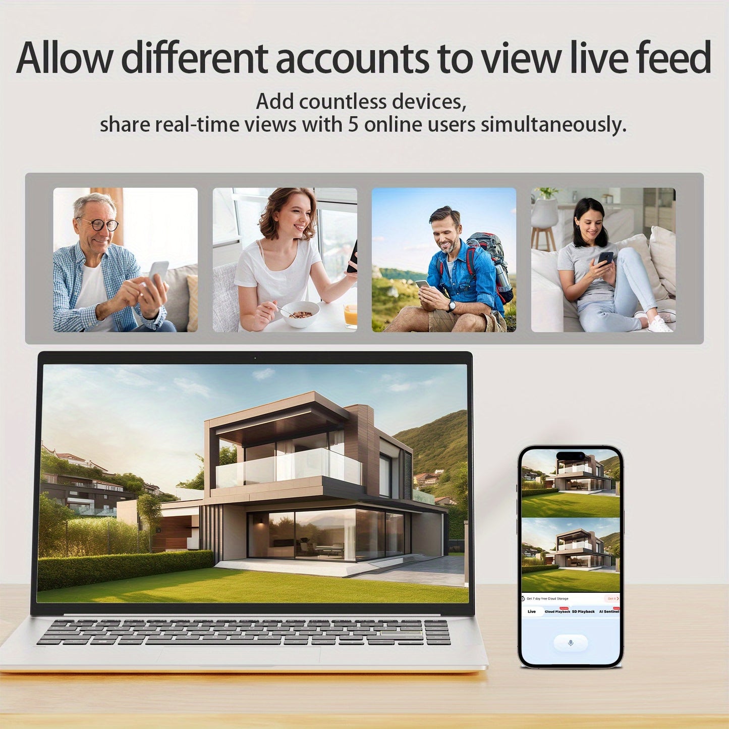 Home Wireless Outdoor Security Camera Icam365 | Solar-Powered, Dual Lens 3MP, Two-Way Audio, Digital Zoom, Motion Detection, IP66 Waterproof, Rechargeable Battery, 2.4G WiFi, Dual-Light Night Vision, PIR Alarm, Black