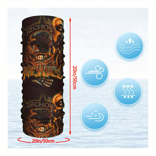Mexican Pattern Thin Bandana Neck Gaiter Wrap Scarf Headband Neck Cover