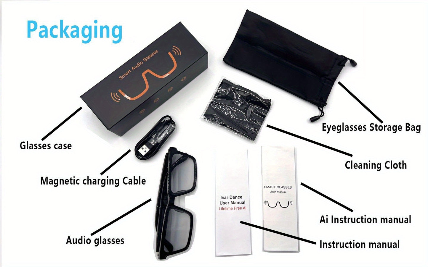 AI Translation Smart Glasses with 160+ Languages Support, Built-in, Charging, Photochromic Lens & Voice Call/Music/Translation - Real-Time Language Interpreter, Smart Glasses for Men & Women,, Driving, Office, Smart Audio Gla